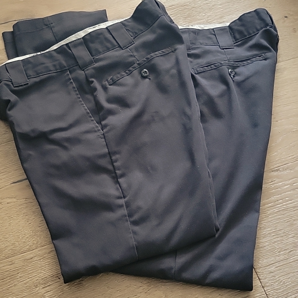 Dickies slim taper 32x30 2 pair black